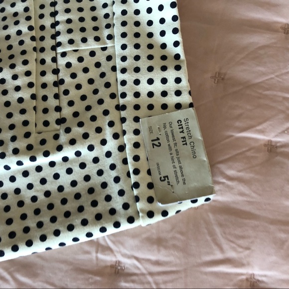 J. Crew Factory Polka Dot Shorts Size 12 NWT - Picture 3 of 4